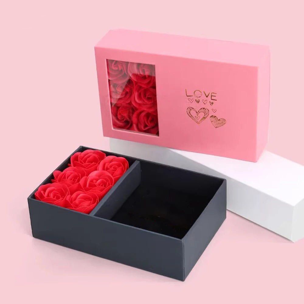 Coffret Cadeau Rose Éternelle – Boîte Luxe pour Bijoux & Surprises - Bijoux Femme Tendance - Amoréa Paris